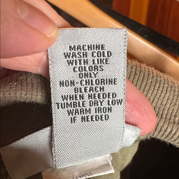 Catherines Olive Green Pull-On Capri Pants Size 4X Plus Pockets Stretch - Picture 4 of 6